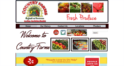 Desktop Screenshot of countryfarmsmarket.com